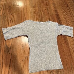 Vince gray cashmere long sweater size small